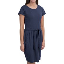 66%OFF レディースカジュアルドレス ウールリッチレイクサイドニットワンピース - コットンジャージー、ショートスリーブ（女性用） Woolrich Lakeside Knit Dress - Cotton Jersey Short Sleeve (For Women)画像